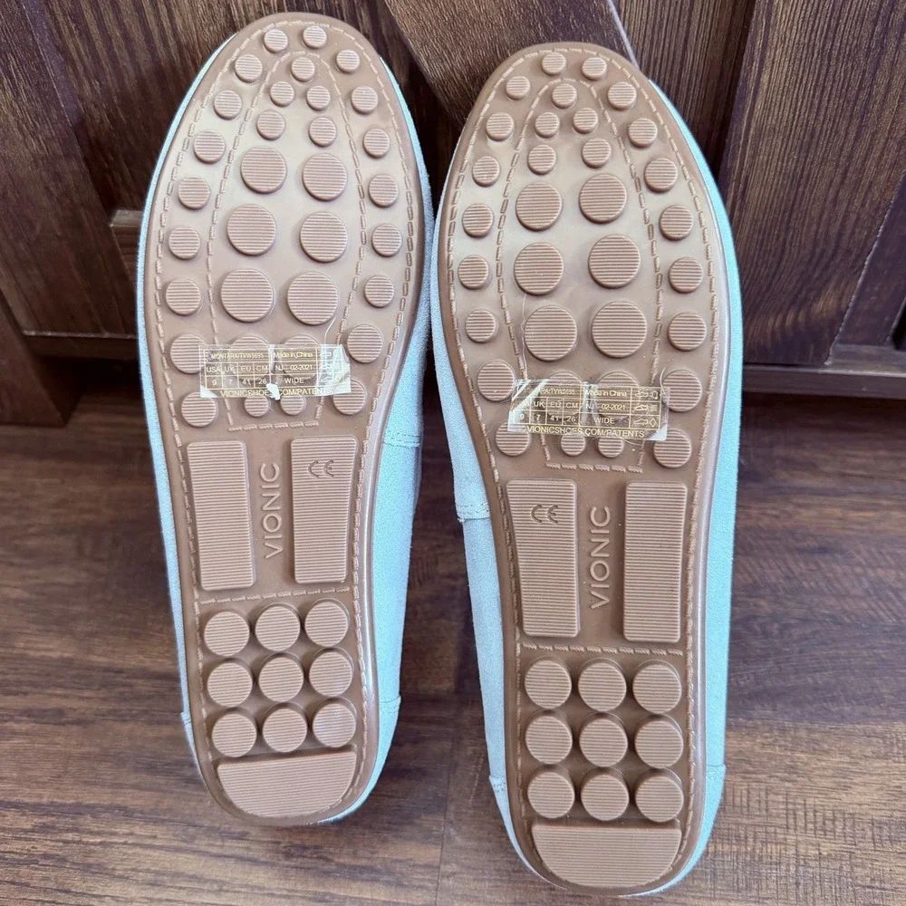 Vionic Shoes Womens 9 Montara Loafer Blue Slip On Casual Comfort Low Top Flat - Picture 7 of 12